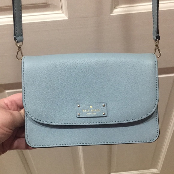 Kate Spade Mikka Grove Street Blue Crossbody Purse Bag - Picture 2 of 14